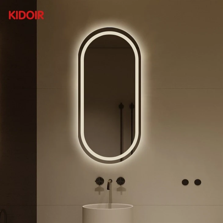oval bathroom vanity mirror